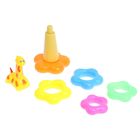 Пирамидка "Жирафик", 5 колец - Фото 2