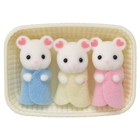 Игровой набор SYLVANIAN FAMILIES «Тройняшки: зефирные мышата» - Фото 1