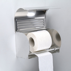 Держатель для туалетной бумаги на два рулона 20,5×12×12,6 см, без втулки, нержавеющая сталь, цвет хром - Фото 2