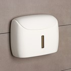 Диспенсер для бумажных полотенец в листах, пластик, 27×11.5×21 см, белый - Фото 3