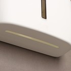 Диспенсер для бумажных полотенец в листах, пластик, 27×11.5×21 см, белый - Фото 4
