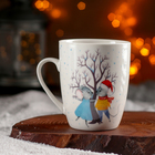 Кружка фарфоровая Доляна «Влюблённые мышата», 350 мл - Фото 2