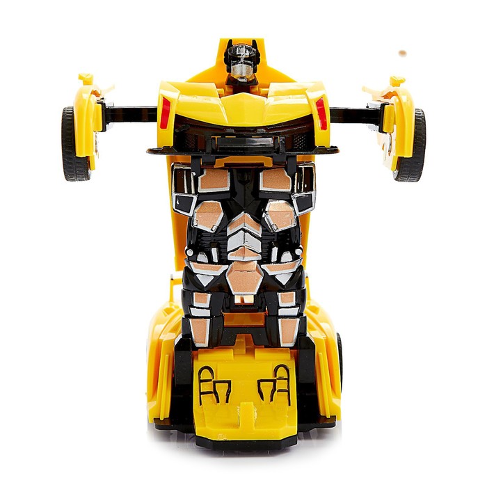 Робот инерционный «Спорткар», трансформируется автоматически, цвета МИКС - фото 1883479988