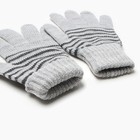 Перчатки женские, цвет светло серый, размер 18 - Фото 3