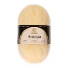 Пряжа "Ангара" 35% мохер 15% шерсть, 50% акрил 250м/100гр (031 шампанское) - Фото 2