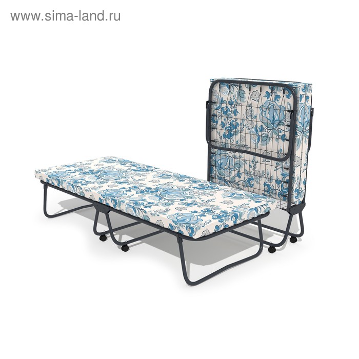 Раскладушка «Сон» с матрасом, 190×80×44 см, цвет МИКС - Фото 1