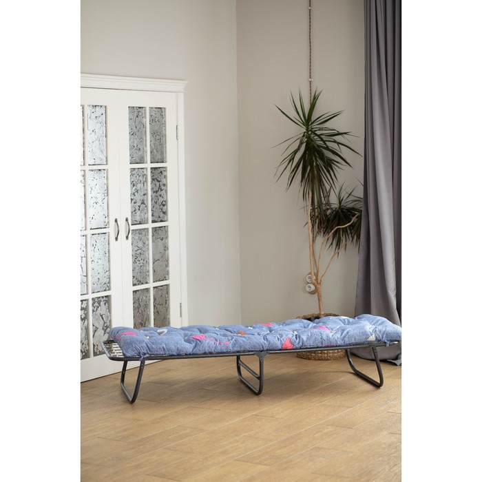 Кровать-тумба «Здоровье» с матрасом, 195 × 80 × 42 см, цвет МИКС
