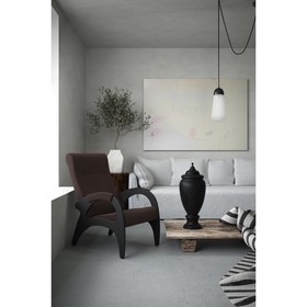 Кресло для отдыха «Римини», 910 x 580 x 1000 мм, ткань, цвет шоколад