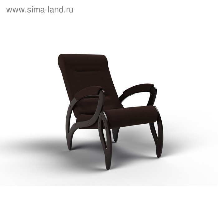 Кресло для отдыха «Зельден», 910 × 580 × 1000 мм, ткань, цвет шоколад - Фото 1