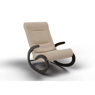 Кресло-качалка «Мальта», 1112 × 600 × 890 мм, ткань, цвет песок
