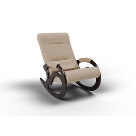Кресло-качалка «Вилла», 1040 × 630 × 900 мм, ткань, цвет песок