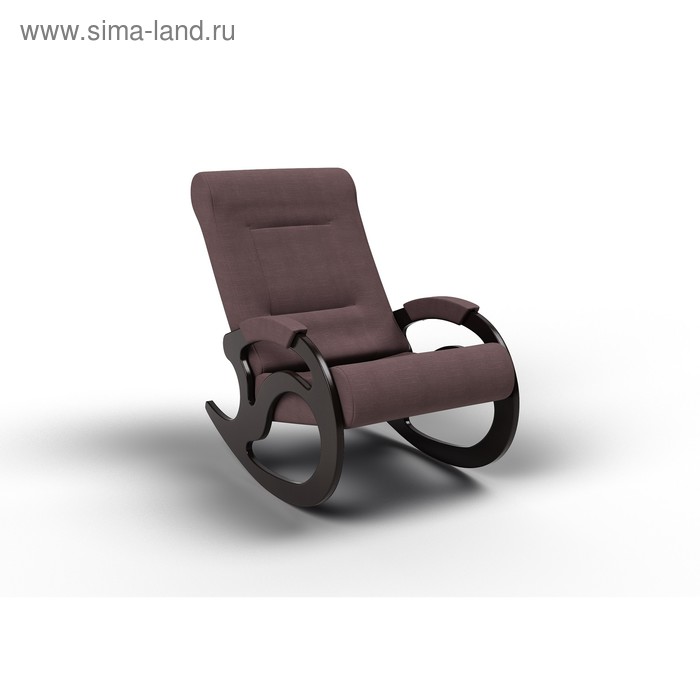 Кресло-качалка «Вилла», 1040 × 640 × 900 мм, ткань, цвет кофе с молоком - Фото 1