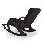 Кресло-качалка «Тироль», 1320 × 640 × 900 мм, ткань, цвет шоколад - Фото 4