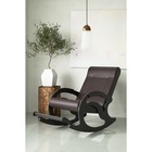 Кресло-качалка «Тироль», 1320 × 640 × 900 мм, экокожа, цвет венге - фото 109146377