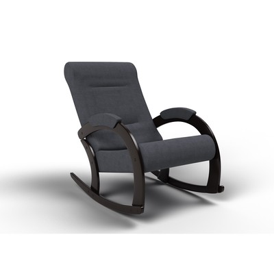 Кресло-качалка «Венето», 1112×630×880 мм, ткань, Графит