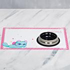 Коврик под миску «Приятного аппетита» 43х28 см - Фото 3