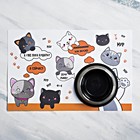 Коврик под миску «Хочу рыбку» 43×28 см - Фото 2