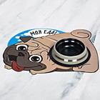 Коврик под миску «Моя еда!» 35×28 см - Фото 4