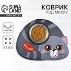 Коврик под миску «Вку-у-усно!» 35×28 см - Фото 1