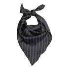 Бандана чёрная с рисунком, р. 85×44 см - Фото 2