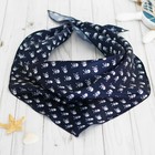 Бандана чёрная с черепами, р. 85×44 см - Фото 2