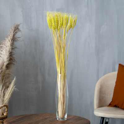 Сухой колос пшеницы, набор 50 шт., жёлтый