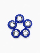 Шарм бусина «Сахарный кварц», для творчества, синие в серебре - Фото 3