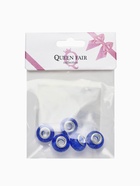 Шарм бусина «Сахарный кварц», для творчества, синие в серебре - Фото 4