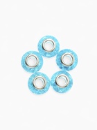 Бусины «Сахарный кварц», для творчества, цвет голубой в серебре (комплект 5 шт) - фото 38914102 Бусины «Сахарный кварц», для творчества, цвет голубой в серебре (комплект 5 шт) - фото 38914102