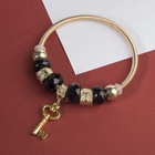 Браслет ассорти «Марджери» ключ, цвет чёрно-золотой в золоте, d=6.5 см - Фото 3