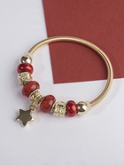 Браслет с шармами «Марджери» звезда, красный в золоте, d=6.5 см - Фото 10