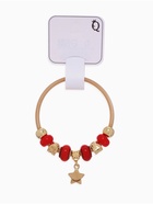 Браслет с шармами «Марджери» звезда, красный в золоте, d=6.5 см - Фото 7