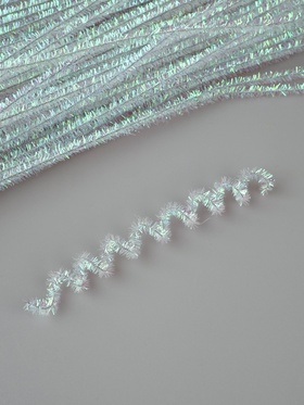 Синельная проволока «Блеск», набор 50 шт., перламутровая, 30 см