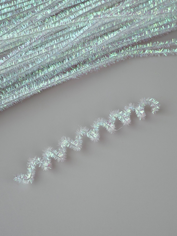 Синельная проволока «Блеск», набор 50 шт., перламутровая, 30 см - фото 59757139