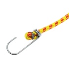 Резинка для крепления багажа TORSO, 120 см, d=10 мм, металлические крючки, МИКС - Фото 6