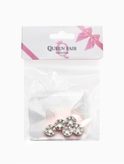 Разделители для бусин «Хоровод сердец», цвет розовый в серебре - Фото 4