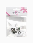 Шарм подвеска «Черепашка», зелёный в серебре - Фото 5