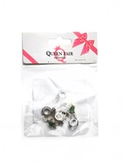 Шарм подвеска «Черепашка», зелёный в серебре - Фото 6