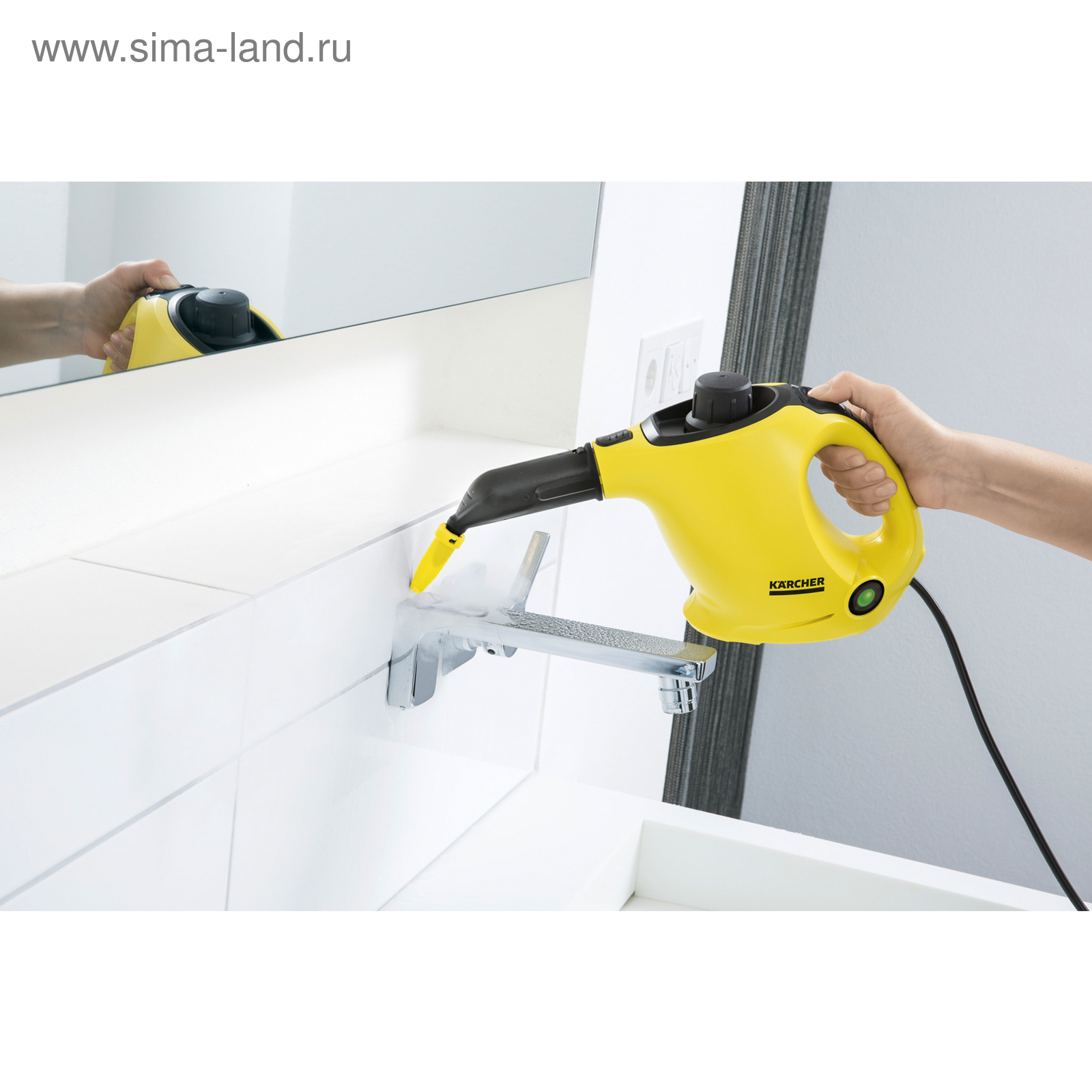 Пароочиститель Karcher SC 1, 1200 Вт, 20 м2, нагрев 3 мин, 0.2 л, защита от  детей (4614702) - Купить по цене от 9 290.00 руб. | Интернет магазин  SIMA-LAND.RU