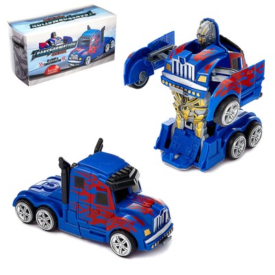 Робот инерционный «Герой», трансформируется автоматически при столкновении
