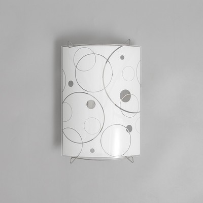 Светильник «Круги» 1 лампа E27 60 Вт моллир. 22×15 см