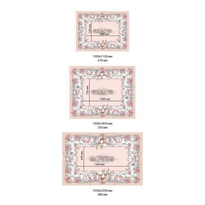 Скатерть новогодняя Этель "Pink magic" 150х110см +/-3см с ГМВО, хл100%