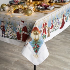 Скатерть новогодняя «Этель» Christmas time, 150×185 см +/-3 см с ГМВО, 100% хлопок