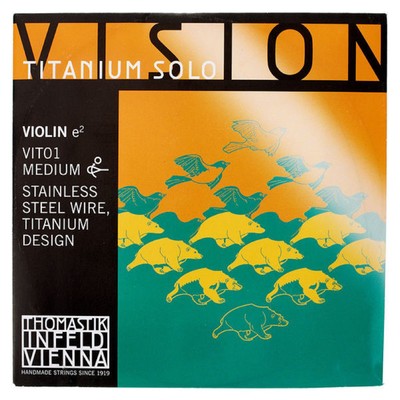 Отдельная струна E/Ми для скрипки Thomastik VIT01 Vision Titanium 4/4, среднее натяжение