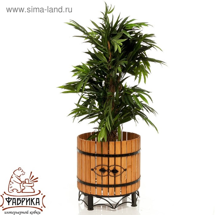 Кадка под цветы 59-312 с деревом - Фото 1