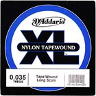 Отдельная струна для бас-гитары D'Addario TWB035 Tapewound нейлоновая оплетка, 035 - фото 298232041