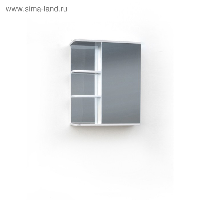 Зеркало - шкаф «Версаль 55», левый, 550×150×700 мм, цвет белый