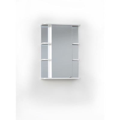 Зеркало – шкаф для ванной комнаты «Дуэт. Мини 50», 500×150×700 мм, цвет белый