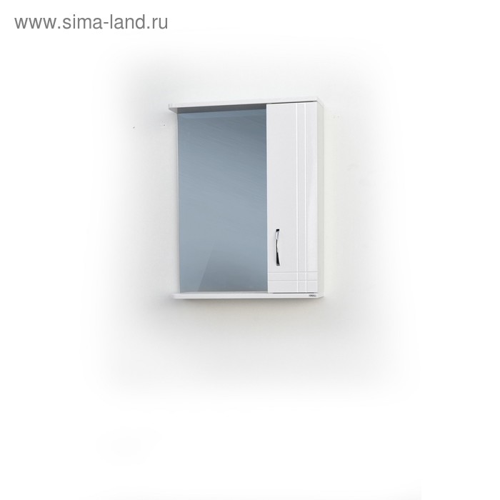Зеркало - шкаф для ванной комнаты «Престиж 55», правый, 550×150×700 мм, цвет белый - Фото 1