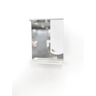 Зеркало - шкаф для ванной комнаты «Фантазия 55», правый, 550×150×700 мм, цвет белый